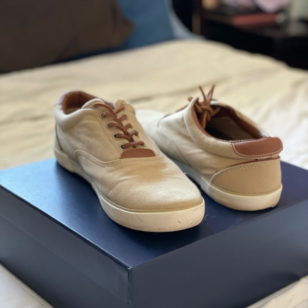 Antonio zengara beige canvas shoe